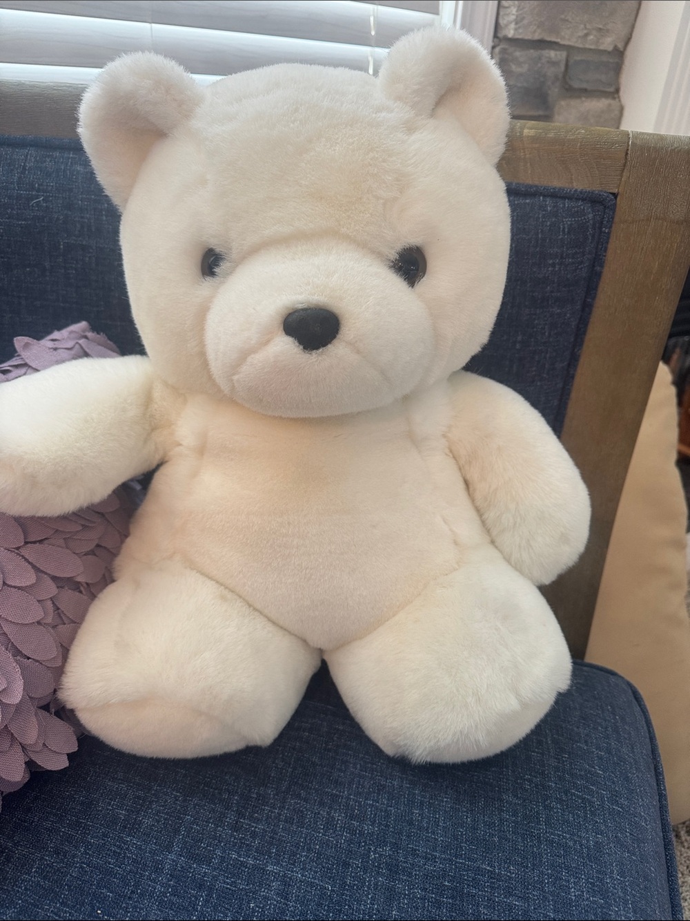 Vintage State‎ white/Cream Plush Teddy Bear Stuffed Animal